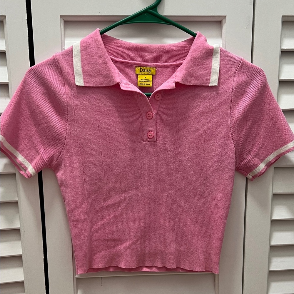 Daisy Pink Polo Shirt